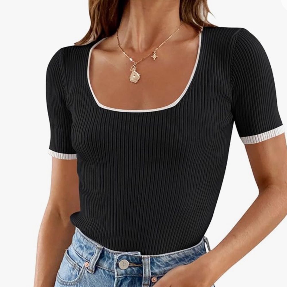 Black Sweater Top
